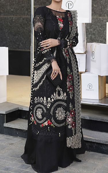 Parishay Black Lawn Suit | Pakistani Lawn Dress in USA- Image 1