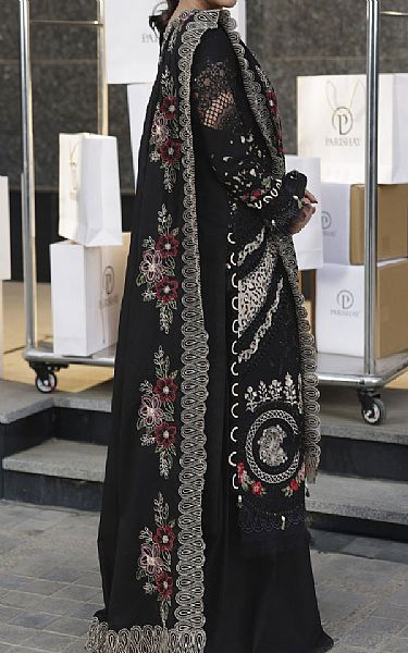 Parishay Black Lawn Suit | Pakistani Lawn Dress in USA- Image 2