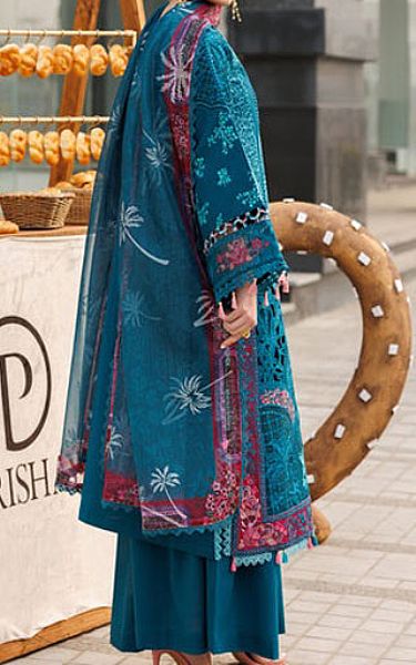 Parishay Zinc Blue Lawn Suit | Pakistani Lawn Dress in USA- Image 2