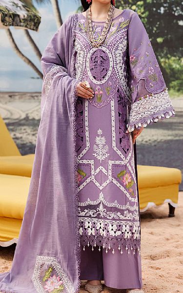 Parishay Lavender Lawn Suit | Pakistani Lawn Dress in USA- Image 1