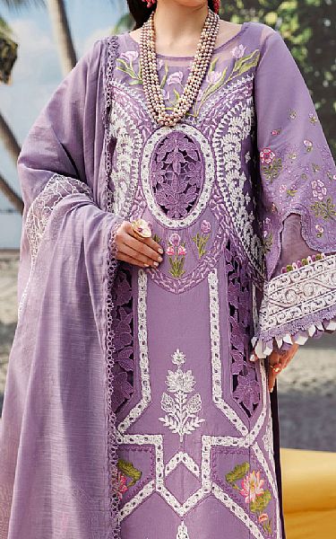 Parishay Lavender Lawn Suit | Pakistani Lawn Dress in USA- Image 2