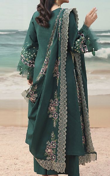 Parishay Green Lawn Suit | Pakistani Lawn Dress in USA- Image 2