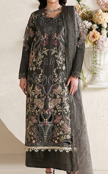 Parishay Black Lawn Suit | Pakistani Lawn Dress in USA- Image 1