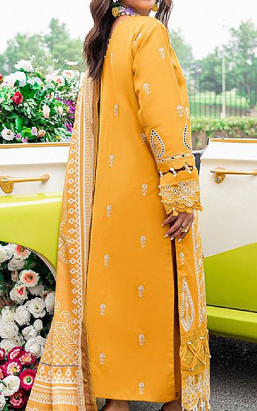 Parishay Butterscotch Woolen Suit | Pakistani Winter Dresses- Image 2