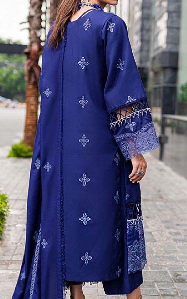 Parishay Lapis Blue Woolen Suit | Pakistani Winter Dresses- Image 2