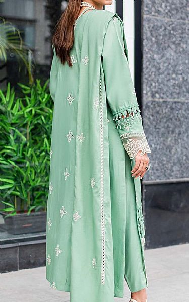 Parishay Bay Leaf Woolen Suit | Pakistani Winter Dresses- Image 2