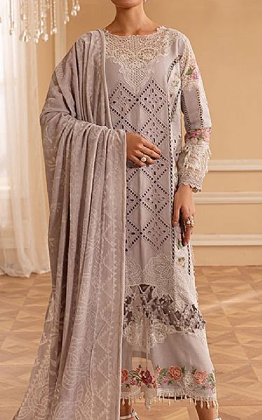 Parishay Grey Karandi Suit | Pakistani Winter Dresses in USA- Image 1
