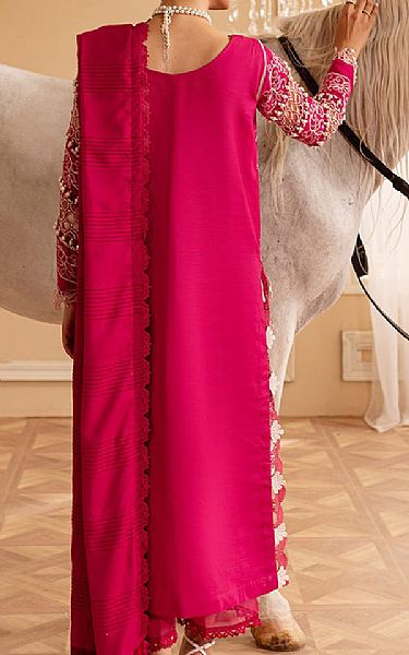 Parishay Cerise Pink Khaddar Suit | Pakistani Winter Dresses in USA- Image 2