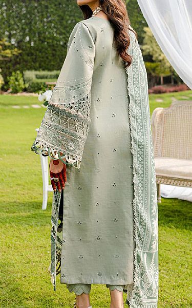 Parishay Sage Green Khaddar Suit | Pakistani Winter Dresses- Image 2
