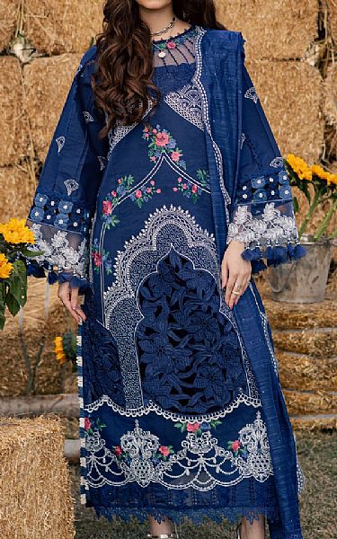 Parishay Blue Lawn Suit | Pakistani Lawn Dress in USA- Image 1