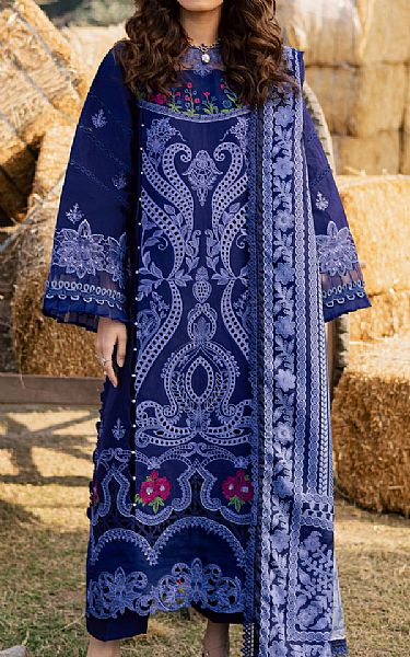 Parishay Blue Lawn Suit | Pakistani Lawn Dress in USA- Image 1