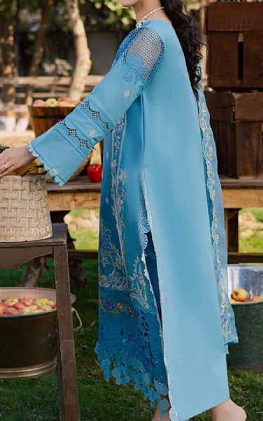 Parishay Celestial Blue Lawn Suit | Pakistani Lawn Dress in USA- Image 2