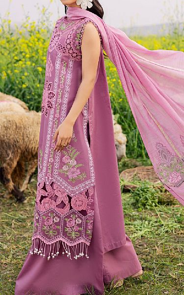 Parishay Mauve Lawn Suit | Pakistani Lawn Dress in USA- Image 2