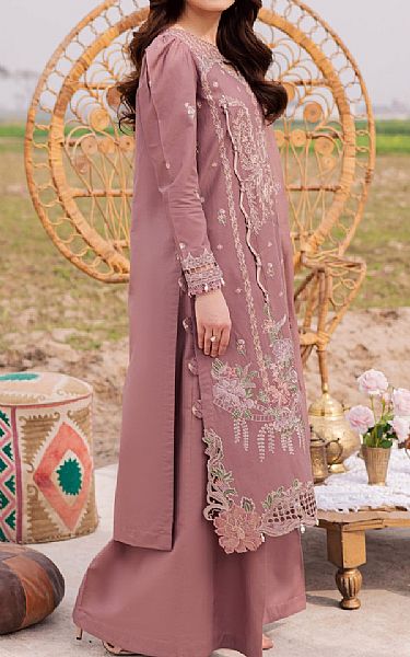 Parishay Dusty Pink Lawn Suit | Pakistani Lawn Dress in USA- Image 2