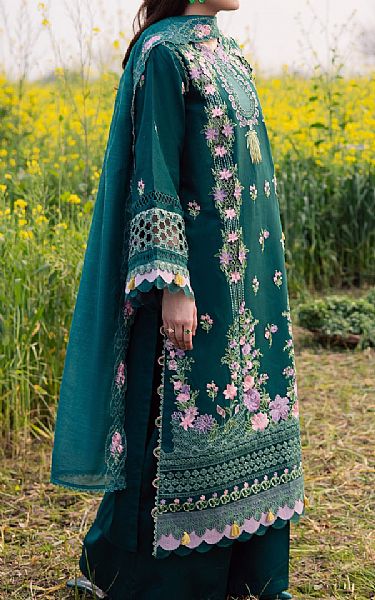 Parishay Teal Lawn Suit | Pakistani Lawn Dress in USA- Image 2