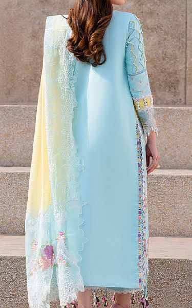 Parishay Baby Blue Lawn Suit | Pakistani Lawn Dress in USA- Image 2