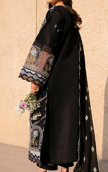 Parishay Black Lawn Suit | Pakistani Lawn Dress in USA- Image 2