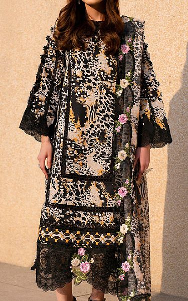 Parishay Black Lawn Suit | Pakistani Lawn Dress in USA- Image 1