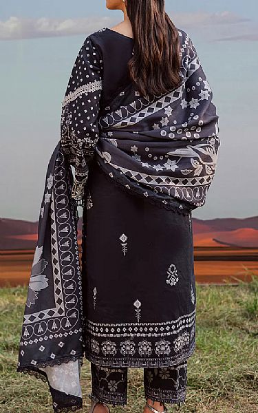 Parishay Black Khaddar Suit | Pakistani Winter Dresses in USA- Image 2