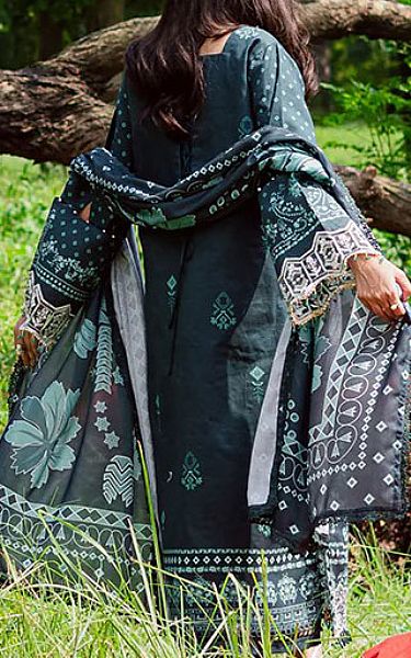 Parishay Teal Khaddar Suit | Pakistani Winter Dresses in USA- Image 2