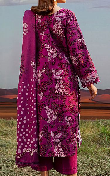 Parishay Magenta Khaddar Suit | Pakistani Winter Dresses in USA- Image 2