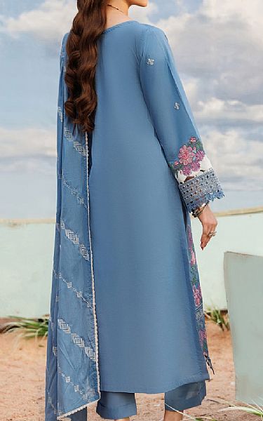 Parishay Faded Blue Lawn Suit | Pakistani Lawn Dress in USA- Image 2