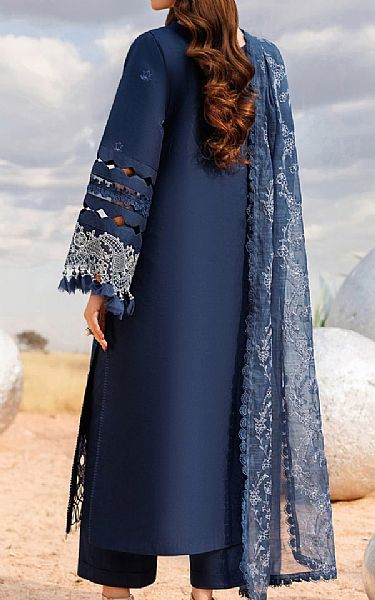 Parishay Navy Blue Lawn Suit | Pakistani Lawn Dress in USA- Image 2