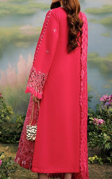 Parishay Cerise Pink Lawn Suit | Pakistani Lawn Dress in USA- Image 2