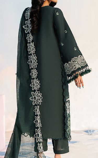 Parishay Charcoal Grey Lawn Suit | Pakistani Lawn Dress in USA- Image 2