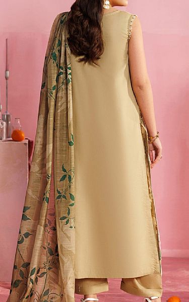 Parishay Fawn Lawn Suit | Pakistani Lawn Dress in USA- Image 2
