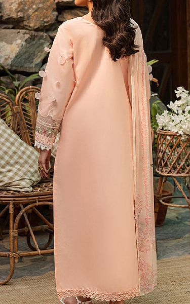 Parishay Light Peach Lawn Suit | Pakistani Lawn Dress in USA- Image 2