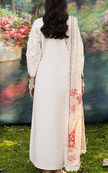 Parishay Off White Lawn Suit | Pakistani Lawn Dress in USA- Image 2