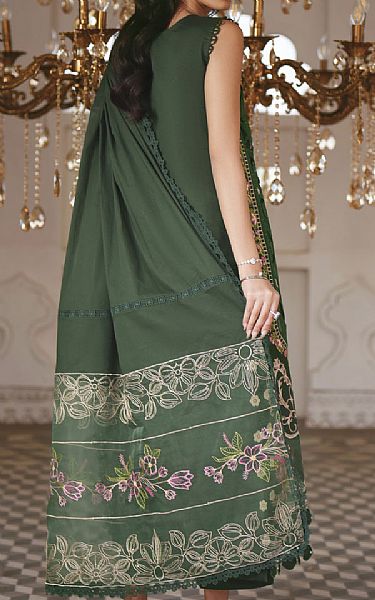 Parishay Green Lawn Suit | Pakistani Lawn Dress in USA- Image 2