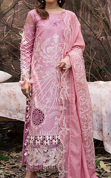 Parishay Pink Lawn Suit | Pakistani Lawn Dress in USA- Image 1