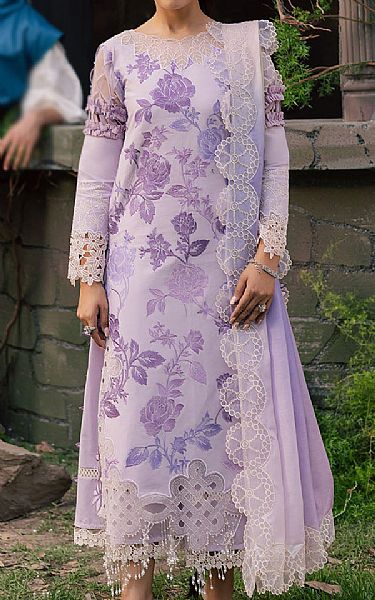 Parishay Lilac Lawn Suit | Pakistani Lawn Dress in USA- Image 1