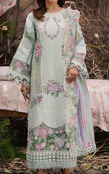 Parishay Sea Mist Lawn Suit | Pakistani Lawn Dress in USA- Image 1