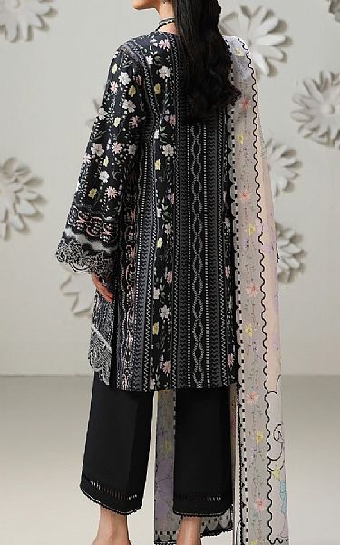 Qalamkar Black Lawn Suit | Pakistani Lawn Dress in USA- Image 2