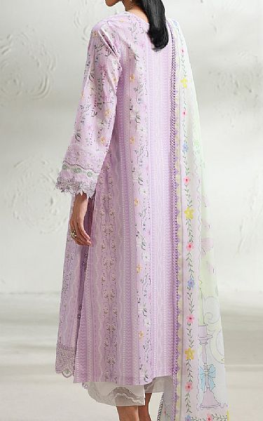 Qalamkar Lilac Lawn Suit | Pakistani Lawn Dress in USA- Image 2