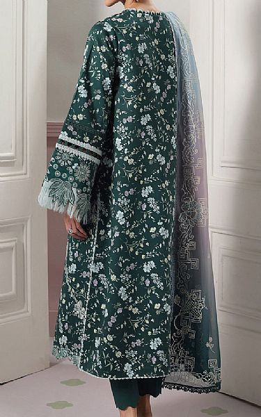 Qalamkar Gable Green Lawn Suit | Pakistani Lawn Dress in USA- Image 2