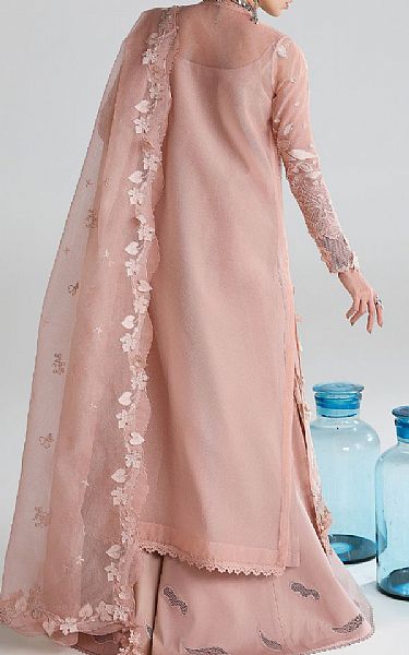 Qalamkar Rose Pink Lawn Suit | Pakistani Lawn Dress in USA- Image 2