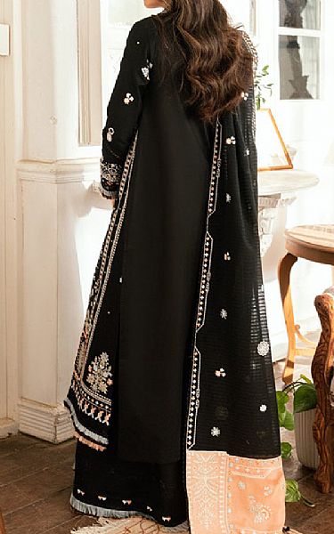 Qalamkar Black Lawn Suit | Pakistani Lawn Dress in USA- Image 2