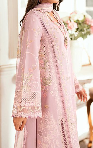 Qalamkar Oyster Pink Lawn Suit | Pakistani Lawn Dress in USA- Image 2