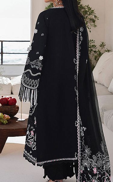 Qalamkar Black Lawn Suit | Pakistani Lawn Dress in USA- Image 2