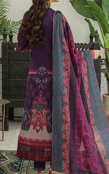 Rajbari Indigo Lawn Suit | Pakistani Dresses in USA- Image 2