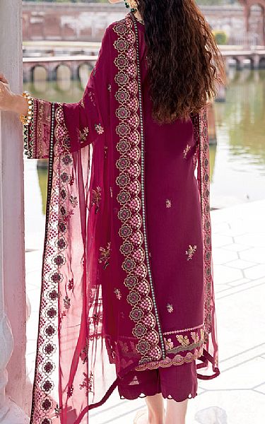 Crimson Lawn Suit | Ramsha Pakistani Lawn Suits