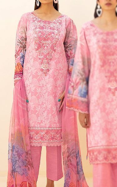 Ramsha Pink Khaddar Suit | Pakistani Winter Dresses- Image 1