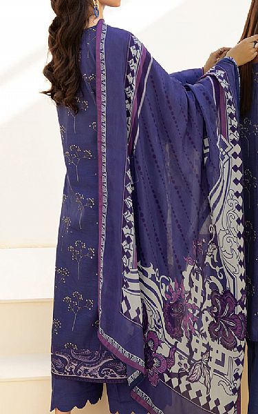 Ramsha Navy Blue Khaddar Suit | Pakistani Winter Dresses- Image 2