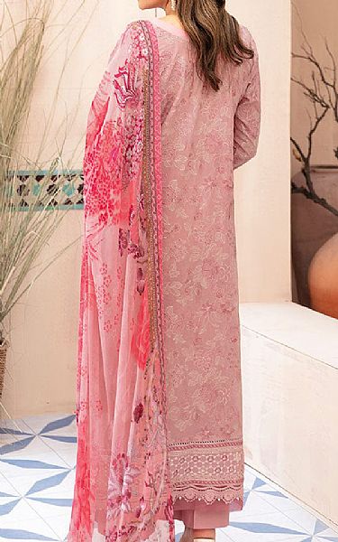 Ramsha Dusty Pink Lawn Suit | Pakistani Lawn Dress in USA- Image 2