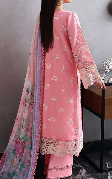 Ramsha Pink Lawn Suit | Pakistani Lawn Dress in USA- Image 2