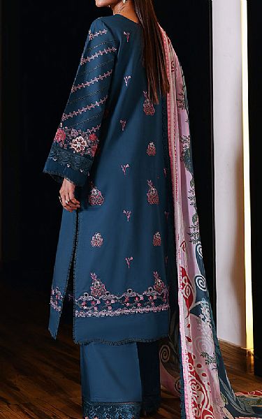 Ramsha Blue Lawn Suit | Pakistani Lawn Dress in USA- Image 2